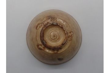 十三代　田原陶兵衛　萩焼　深川本窯　茶碗(共箱付き、茶道具、湯呑み、和食器、ボウル、作家物)(R-061138)
