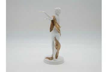 ドイツ　ローゼンタール(Rosenthal)　裸婦　女性　今にも動き出しそうなしなやかな造りのフィギュリン(陶磁器、置物)(R-061141)