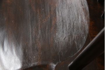 中古　松本民芸家具　シックな佇まいが魅力的な#72型・リーチチェア(ダイニングチェア、ウィンザーチェア、板座チェア、椅子、ウインザーチェア)(R-061149)