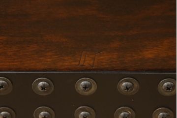 中古　松本民芸家具　シックな佇まいが魅力的な#72型・リーチチェア(ダイニングチェア、ウィンザーチェア、板座チェア、椅子、ウインザーチェア)(R-061149)