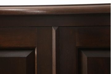 中古　美品　松本民芸家具　特注品のクラシカルな下駄箱(靴箱、サイドボード、サイドキャビネット、収納棚)(R-061165)