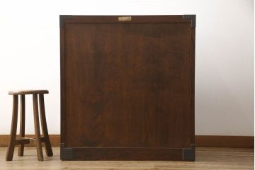 中古 美品　松本民芸家具　507型 和モダンな空間におすすめの金具付きタンス(衣装箪笥、収納たんす、引き出し、チェスト)(R-061172)