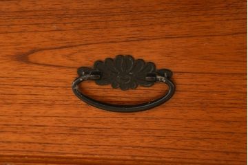 中古　民芸家具　ニレ材　五尺　風情ある和の空間づくりに取り入れたい囲炉裏(長火鉢、関西火鉢、ローテーブル)(R-061181)