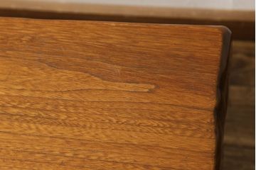中古　民芸家具　ニレ材　五尺　風情ある和の空間づくりに取り入れたい囲炉裏(長火鉢、関西火鉢、ローテーブル)(R-061181)
