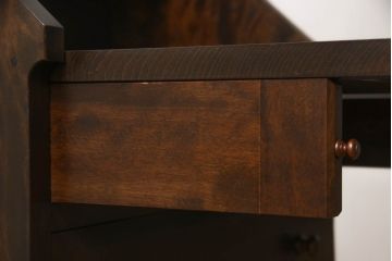 中古　松本民芸家具　#33A型　コンパクトなライティングビューロー(机、デスク、在宅用、在宅ワーク用、ワークデスク、引き出し)(定価約29万円)(R-061187)