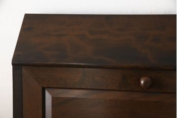 中古　松本民芸家具　#33A型　コンパクトなライティングビューロー(机、デスク、在宅用、在宅ワーク用、ワークデスク、引き出し)(定価約29万円)(R-061187)