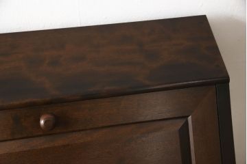 中古　松本民芸家具　#33A型　コンパクトなライティングビューロー(机、デスク、在宅用、在宅ワーク用、ワークデスク、引き出し)(定価約29万円)(R-061187)