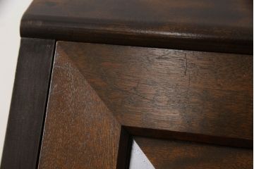 中古　松本民芸家具　#33A型　コンパクトなライティングビューロー(机、デスク、在宅用、在宅ワーク用、ワークデスク、引き出し)(定価約29万円)(R-061187)