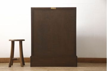 中古　松本民芸家具　#33A型　コンパクトなライティングビューロー(机、デスク、在宅用、在宅ワーク用、ワークデスク、引き出し)(定価約29万円)(R-061187)