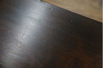 中古　松本民芸家具　シックな色合いと直線的なデザインが美しい309型三面鏡(ドレッサー、鏡台)(R-061190)