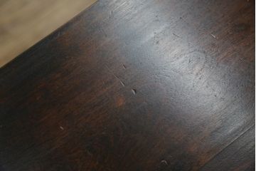 中古　松本民芸家具　シックな色合いと直線的なデザインが美しい309型三面鏡(ドレッサー、鏡台)(R-061190)