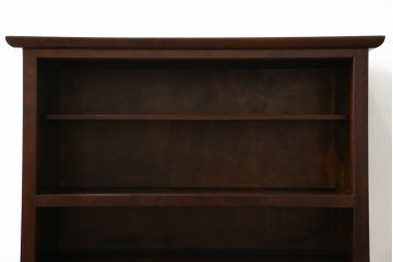 中古　松本民芸家具　A型舞良茶タンス　和モダンの空間づくりにも活躍する収納棚(下駄箱、靴箱、本箱、戸棚、食器棚)(R-061191)