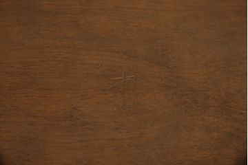 中古　松本民芸家具　直線的なデザインが端正な印象の傘立て(カサ立て、スタンド)(R-061192)