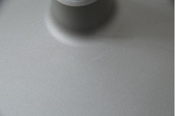 中古　超美品　オカムラ(OKAMURA)　医療福祉用　円盤脚　抗菌　丸みのあるフォルムがかわいらしいスツール2脚セット(丸椅子、回転椅子、イス)(2脚で定価約124000円)(R-061217)
