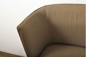 中古　展示品　超美品　arflex(アルフレックス)　BRERA(ブレラ)　シンプルモダンなデザインが魅力のラウンジチェア(1人掛けソファ、1P、回転イス、椅子)(定価約26万円)(R-061227)