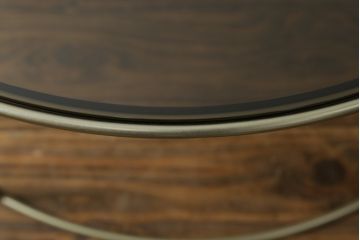 中古　展示品　超美品　arflex(アルフレックス)　CLIPS(クリップス)　モダンな空間を演出するセンターテーブル(丸テーブル、ラウンドテーブル、ローテーブル、コーヒーテーブル、リビングテーブル)(定価約19万円)(R-061232)