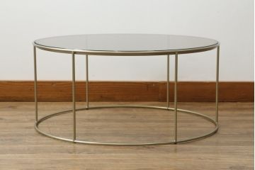 中古　展示品　超美品　arflex(アルフレックス)　CLIPS(クリップス)　モダンな空間を演出するセンターテーブル(丸テーブル、ラウンドテーブル、ローテーブル、コーヒーテーブル、リビングテーブル)(定価約19万円)(R-061232)