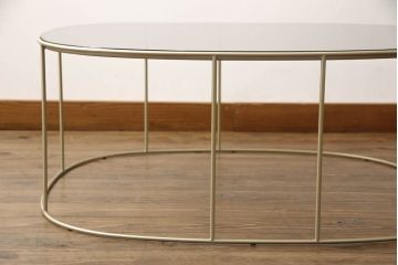 中古　展示品　超美品　arflex(アルフレックス)　ELIPS(エリプス)　シンプルモダンな空間づくりに活躍するコーヒーテーブル(リビングテーブル、ローテーブル、センターテーブル)(定価約30万円)(R-061233)