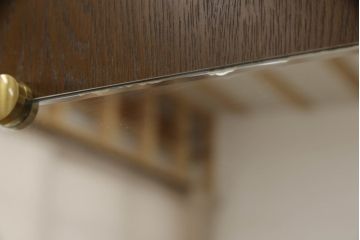 中古　カリモク家具(karimoku)　domani(ドマーニ)　ヒッコリーブラウンが落ち着きのある空間を演出するワードローブ(洋服タンス、引き出し、チェスト、キャビネット)(R-061235)