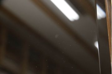 中古　カリモク　domani(ドマーニ)　Morganton(モーガントン)　品のある佇まいが魅力的なキャビネット(本棚、本箱、食器棚、飾り棚、収納棚)(定価約65万円)(R-061244)