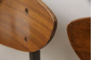 イギリスビンテージ　あたたかく洗練された雰囲気のダイニングチェア4脚セット(椅子、イス、ヴィンテージ)(R-061247)