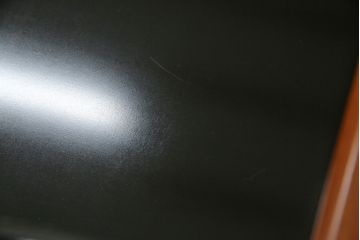 フランスビンテージ　希少　ligne roset(リーン・ロゼ)　Pagnon&Pelhaitre design(パグノン&ペルハイトルデザイン)　個性的なデザインが目を惹くシャッター付き秘書デスク(リーンロゼ、蛇腹机、ロールトップデスク、在宅ワーク、在宅用、ワークデスク、ヴィンテージ)(R-061249)