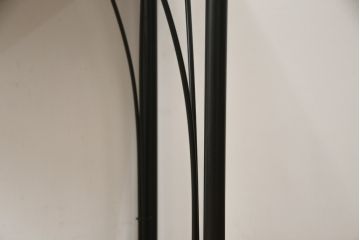 フランスビンテージ　希少　ligne roset(リーン・ロゼ)　Pagnon&Pelhaitre design(パグノン&ペルハイトルデザイン)　個性的なデザインが目を惹くシャッター付き秘書デスク(リーンロゼ、蛇腹机、ロールトップデスク、在宅ワーク、在宅用、ワークデスク、ヴィンテージ)(R-061249)