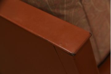 イタリアビンテージ　希少　B&B ITALIA(ビーアンドビー)　バイシティ(Baisity)　アントニオ・チッテリオ(Antonio Citterio)デザイン　筒状のアームが個性的な1人掛けソファ(1P、アームソファ、ヴィンテージ)(R-061253)
