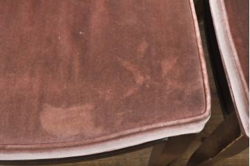 中古　DREXEL HERITAGE(ドレクセルヘリテイジ)　FRANCESCA(フランチェスカ)シリーズ　ラタンの背もたれが一味違ったこだわりを魅せるダイニングチェア2脚セット(2脚定価・約32万円)(サイドチェア、椅子、イス)(R-061262)