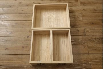 中古　伝統工芸士　吉沢昭次作　凛とした佇まいが気品を感じさせる加茂桐箪笥(大丸、桐たんす、着物箪笥、衣装タンス、和タンス、和たんす、引き出し)(R-061271)