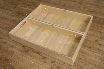 中古　伝統工芸士　吉沢昭次作　凛とした佇まいが気品を感じさせる加茂桐箪笥(大丸、桐たんす、着物箪笥、衣装タンス、和タンス、和たんす、引き出し)(R-061271)