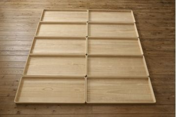 中古　伝統工芸士　吉沢昭次作　凛とした佇まいが気品を感じさせる加茂桐箪笥(大丸、桐たんす、着物箪笥、衣装タンス、和タンス、和たんす、引き出し)(R-061271)