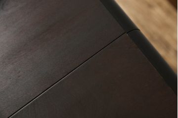 中古　北海道民芸家具　希少な絶版品　引き出し付きで使い勝手の良い上品なバタフライテーブル(ダイニングテーブル、エクステンションテーブル)(R-061280)
