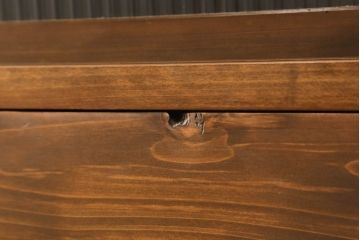ラフジュ工房オリジナル　古建具リメイク　レトロスタイルの空間づくりに活躍するパタパタ扉の収納棚(戸棚、キャビネット、下駄箱、靴箱)(R-061284)
