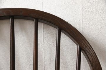 中古　美品　松本民芸家具　シックな佇まいが魅力的な#72型・リーチチェア(ダイニングチェア、ウィンザーチェア、板座チェア、椅子、ウインザーチェア)(R-061293)