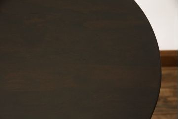 イギリスアンティーク　マホガニー材　クラシカルな佇まいのコーヒーテーブル(カフェテーブル、サイドテーブル、ラウンドテーブル)(R-061297)