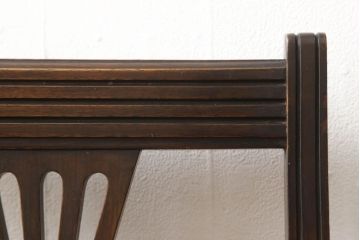 イギリスアンティーク　マホガニー材　クラシカルな佇まいが魅力のチェア(ダイニングチェア、椅子、イス)(R-061306)