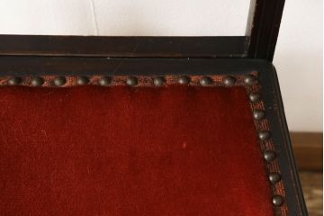 イギリスアンティーク　マホガニー材　クラシカルな佇まいが魅力のチェア(ダイニングチェア、椅子、イス)(R-061306)