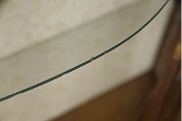 イギリスアンティーク　半円形のフォルムがお洒落!エレガントなマホガニー材製のキャビネット(ガラスケース、飾り棚、店舗什器、ハーフムーン)(R-061308)