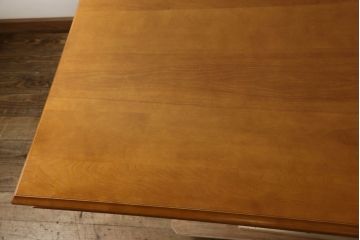 中古　横浜クラシック家具　ダニエル(daniel)　A-322・A-320　組み立て式の豪華なダイニングテーブル(6人掛けダイニングテーブル、4人掛け、食卓)(定価約70万円)(R-061315)