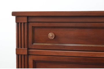 アメリカビンテージ　 White fine furniture　クラシカルな雰囲気が魅力的なチェスト(サイドボード、サイドチェスト、引き出し、ヴィンテージ)(R-061317)