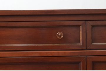 アメリカビンテージ　 White fine furniture　クラシカルな雰囲気が魅力的なチェスト(サイドボード、サイドチェスト、引き出し、ヴィンテージ)(R-061317)