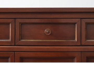アメリカビンテージ　 White fine furniture　クラシカルな雰囲気が魅力的なチェスト(サイドボード、サイドチェスト、引き出し、ヴィンテージ)(R-061317)