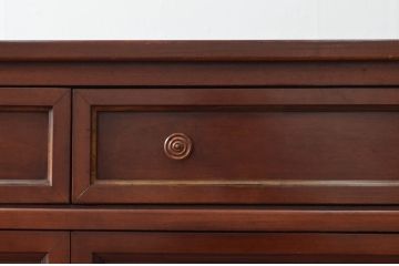 アメリカビンテージ　 White fine furniture　クラシカルな雰囲気が魅力的なチェスト(サイドボード、サイドチェスト、引き出し、ヴィンテージ)(R-061317)