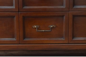 アメリカビンテージ　 White fine furniture　クラシカルな雰囲気が魅力的なチェスト(サイドボード、サイドチェスト、引き出し、ヴィンテージ)(R-061317)