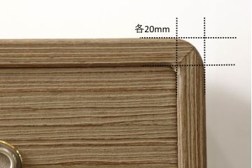 中古　上品な和の雰囲気漂う加茂桐箪笥(並厚、桐たんす、和タンス、衣装箪笥、収納箪笥、引き出し、チェスト)(定価約45万円)(R-061319)