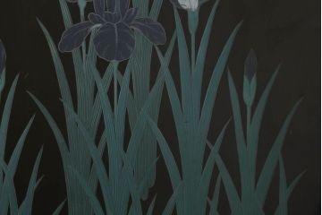 中古　漆絵風　落ち着いた色使いが上品な和タンス(和箪笥、和たんす、着物箪笥、衣装箪笥、引き出し)(R-061323)