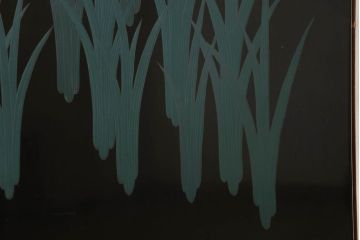 中古　漆絵風　落ち着いた色使いが上品な和タンス(和箪笥、和たんす、着物箪笥、衣装箪笥、引き出し)(R-061323)