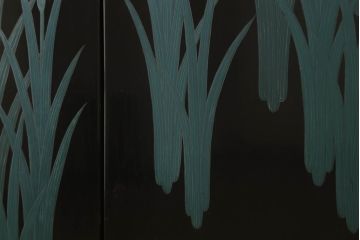 中古　漆絵風　落ち着いた色使いが上品な和タンス(和箪笥、和たんす、着物箪笥、衣装箪笥、引き出し)(R-061323)