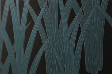 中古　漆絵風　落ち着いた色使いが上品な和タンス(和箪笥、和たんす、着物箪笥、衣装箪笥、引き出し)(R-061323)